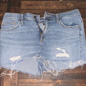 Cut off mom shorts